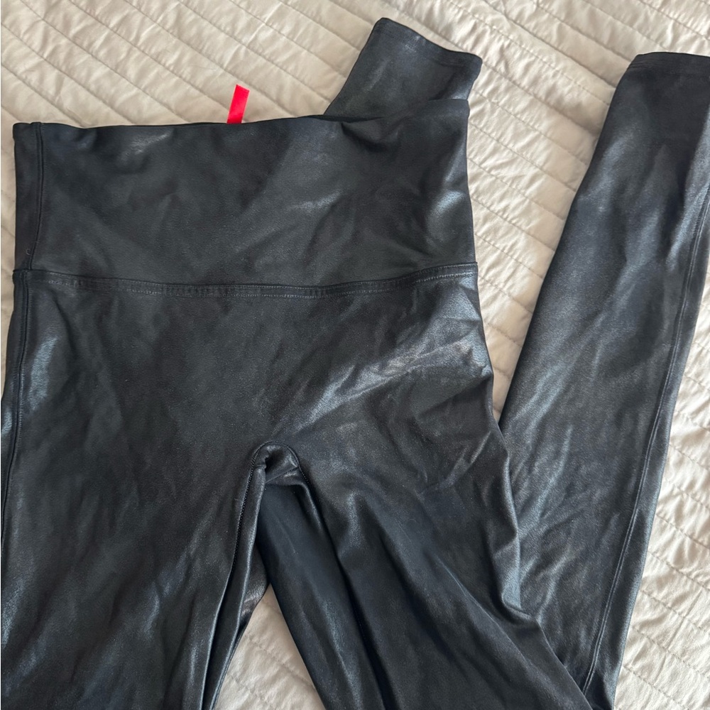 SPANX leather leggings